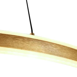 LED Pendelleuchte Metall Kunststoff Ø100 cm 80 W 2700 K