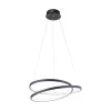 LED Pendelleuchte Schwarz B:55 cm 4000 lm dimmbar