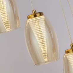 LED Pendelleuchte verstellbar H: max. 2 m Ø 52 cm 3000 K