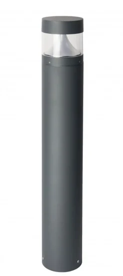 LED Pollerleuchte Aluminium in Dunkelgrau IP65 98 cm