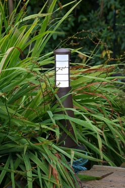 LED Pollerleuchte 37cm IP54 Terrasse Haus Aluminium