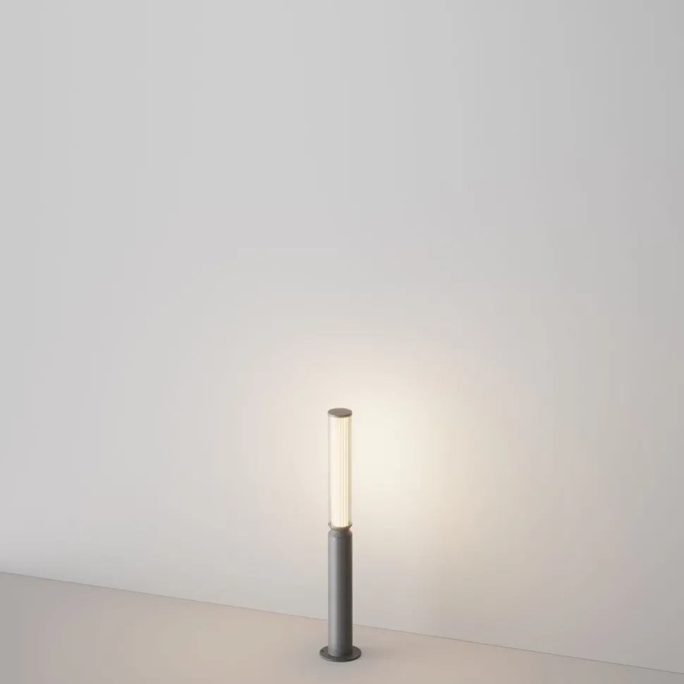 LED Pollerleuchte Glas Aluminium IP65 750 lm 78,5 cm