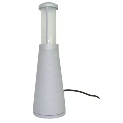 LED Pollerleuchte IP54 Silber 37cm Aluminium Modern