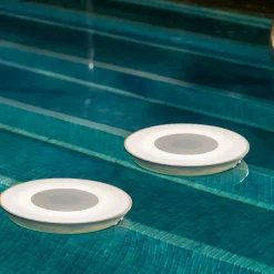 LED Poolleuchte Akku Dimmer Farbwechsel Ø 39 cm kabellos IP67