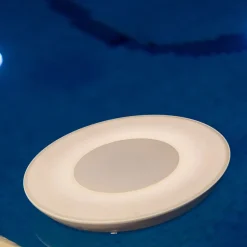 LED Poolleuchte Akku Dimmer Farbwechsel Ø 39 cm kabellos IP67