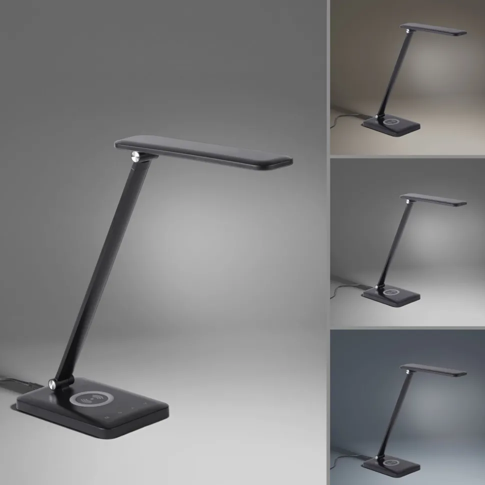 LED SchreibTischlampe Schwarz Touch 680 lm verstellbar