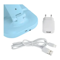 LED Schreibtischlampe Touch Dimmer Farbwechsel 32,3 cm Blau