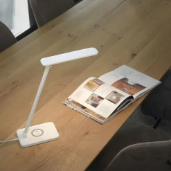 LED SchreibTischlampe Weiß Touch 61,5 cm 5 W flexibel