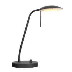 LED Schreibtischleuchte dimmbar Schwarz 46 cm 2700 K