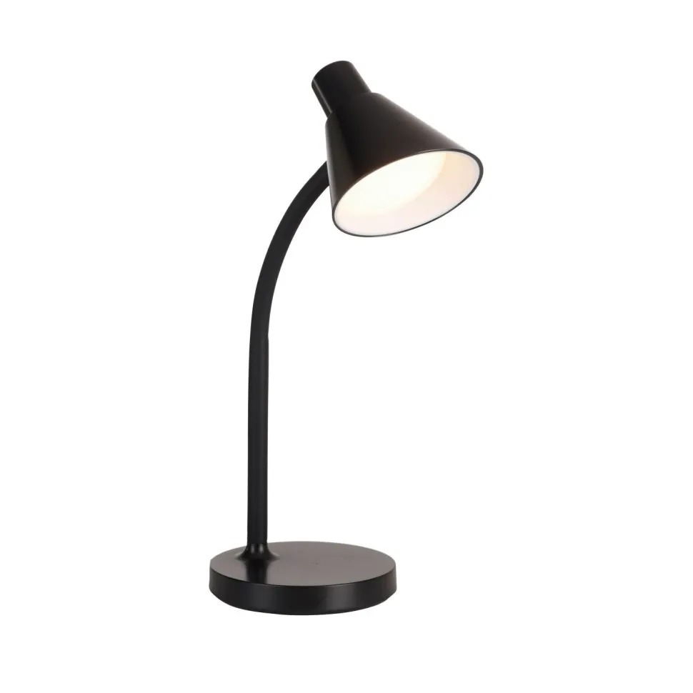 LED Schreibtischleuchte Metall 38 cm Schwarz 4 W Modern