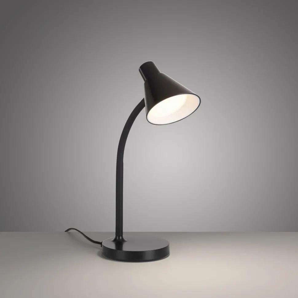 LED Schreibtischleuchte Metall 38 cm Schwarz 4 W Modern