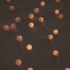 LED Solar Außenlichterkette 1800 K IP44 1 m lang