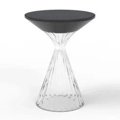 LED Solar Tischlampe IP54 20 cm 390 lm USB-C Schwarz