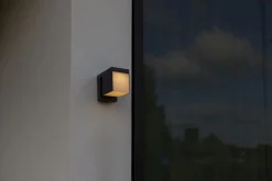 LED Solar Wandleuchte Bewegungsmelder IP54 H:13,5 cm