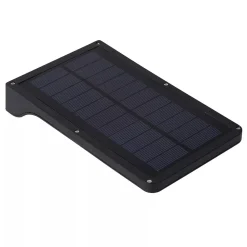 LED Solar Wandleuchte mit Bewegungsmelder Schwarz IP44