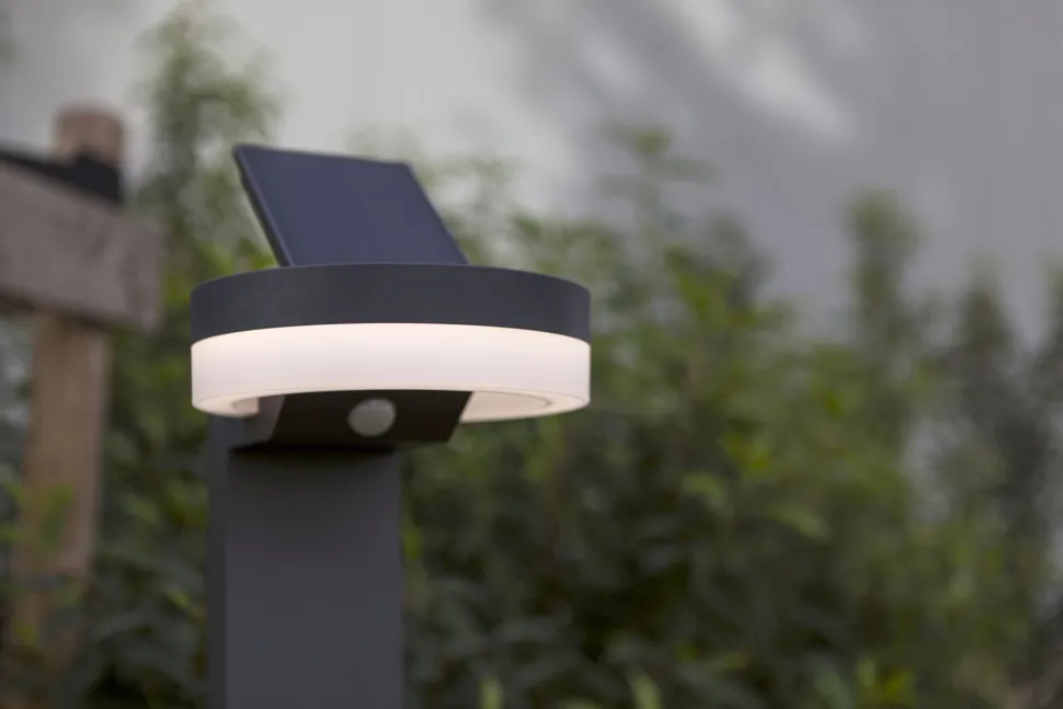 LED Solar Wegeleuchte Sensor Anthrazit IP54 12 W 74 cm