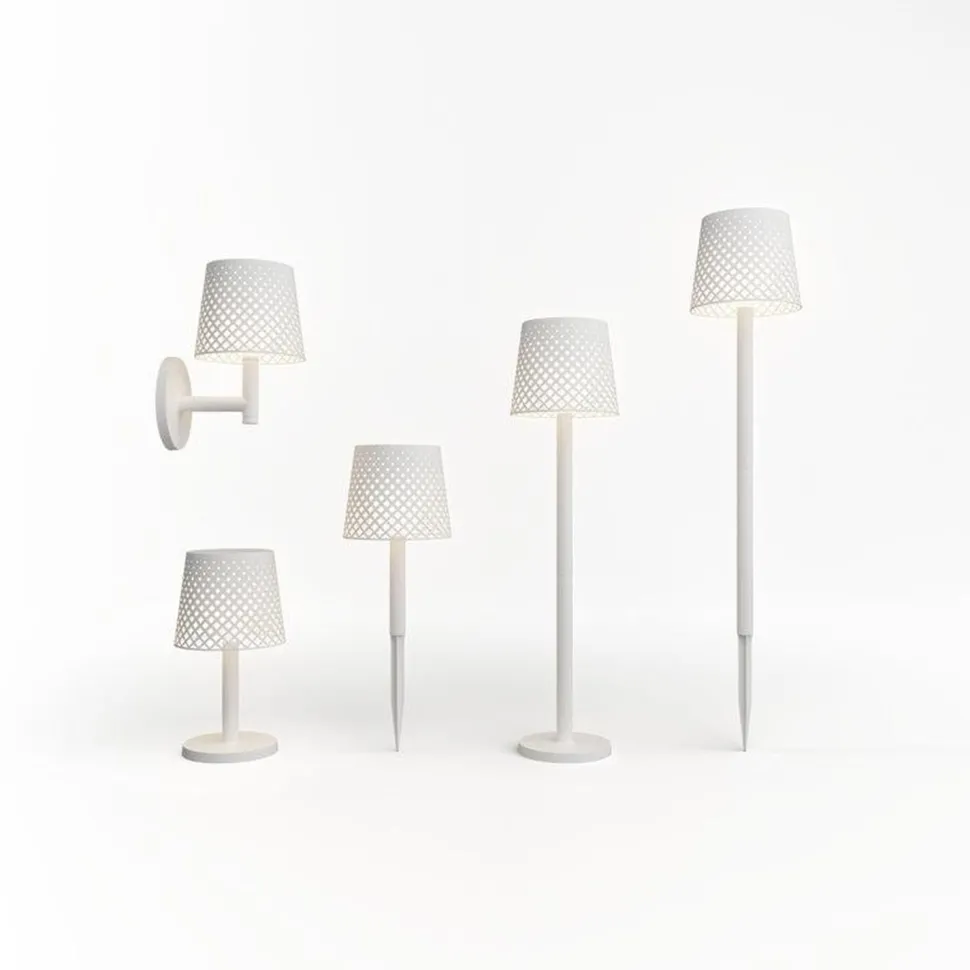 LED Solarleuchte 5-in-1 Erdspieß Wand Tisch Boden IP65