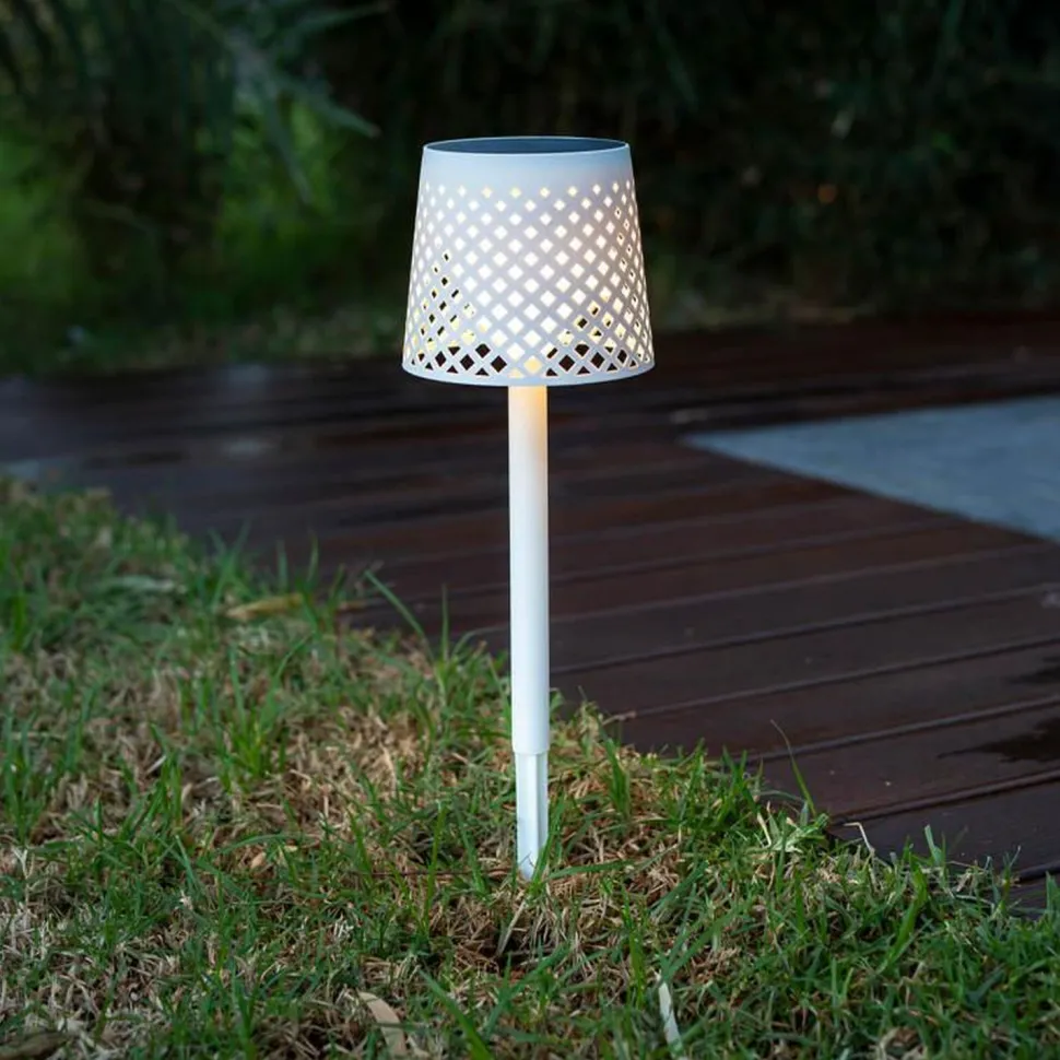 LED Solarleuchte 5-in-1 Erdspieß Wand Tisch Boden IP65