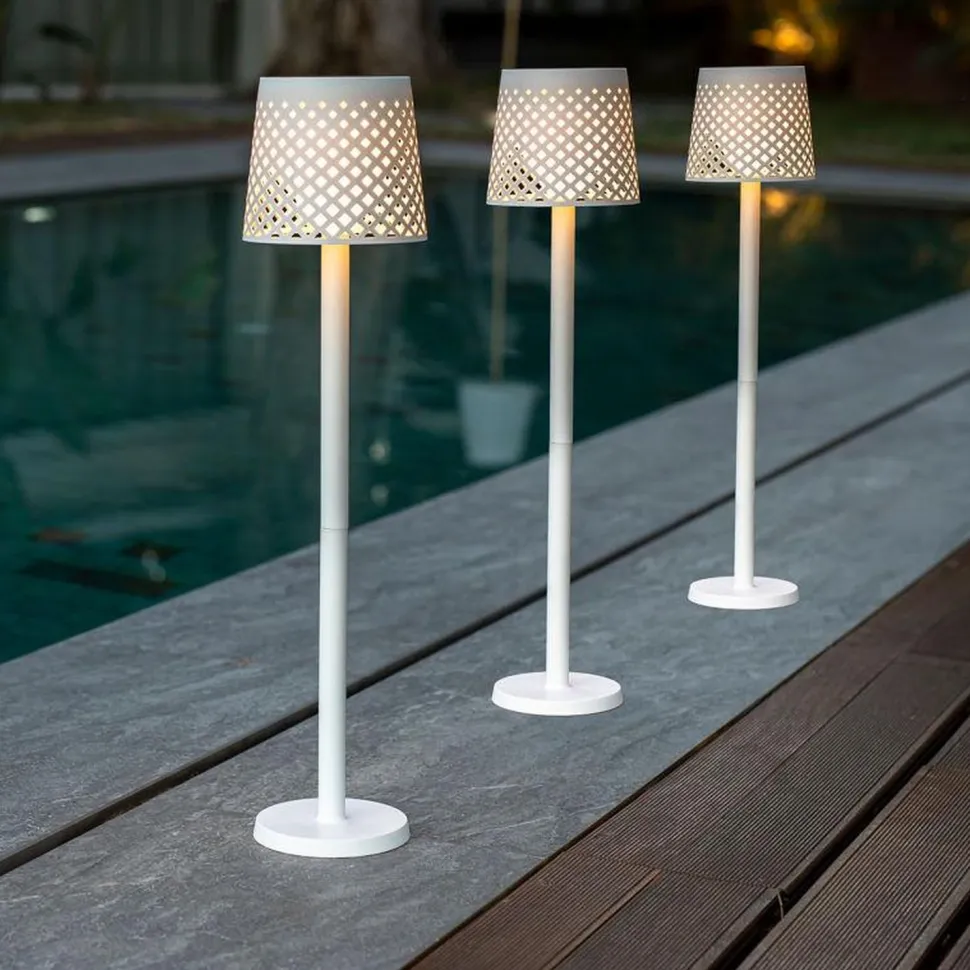 LED Solarleuchte 5-in-1 Erdspieß Wand Tisch Boden IP65