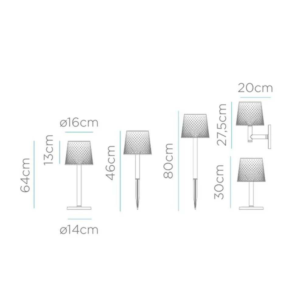 LED Solarleuchte 5-in-1 Erdspieß Wand Tisch Boden IP65