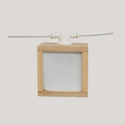 LED Solarlichterkette IP44 Bambus 1800 K 5 m lang TAIYO