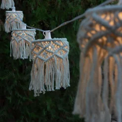 LED Solarlichterkette 5m lang 2700 K warmweiß IP44 Weiß