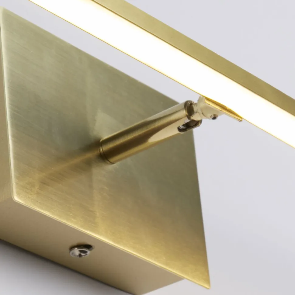 LED Spiegellampe in Messing Metall B:61 cm IP44 2700 K