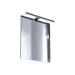 LED Spiegelleuchte Bad IP44 Chrom Aluminium 4000 K 650 lm