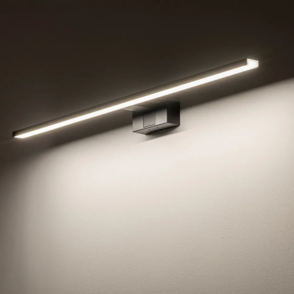 LED Spiegelleuchte IP44 Schwarz 3000 K 1050 lm warmweiß