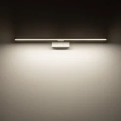 LED Spiegelleuchte IP44 Weiß Aluminium 3000 K 900 lm