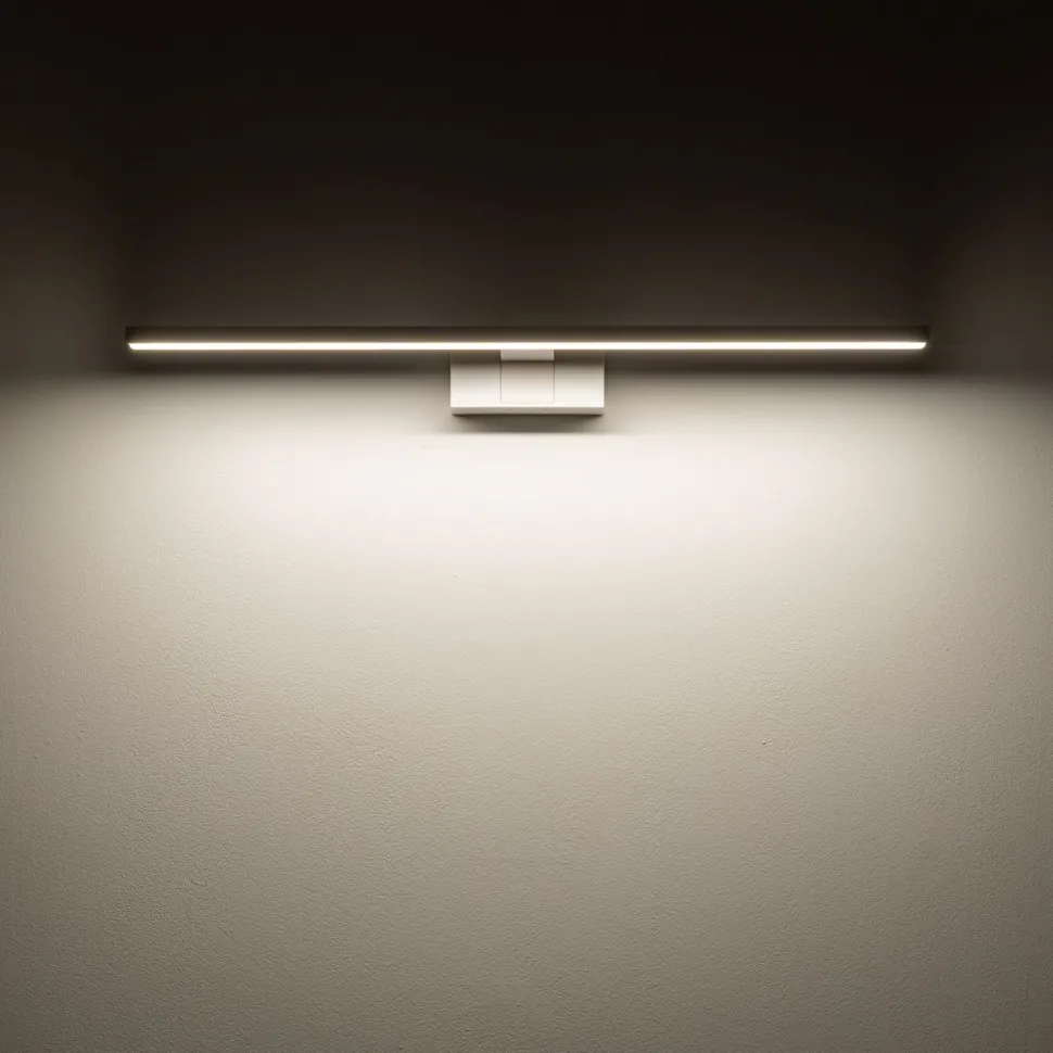 LED Spiegelleuchte IP44 Weiß Aluminium 3000 K 900 lm