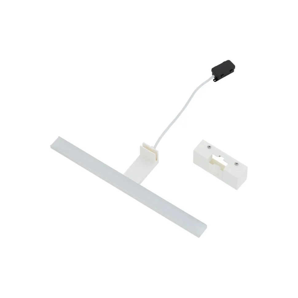 LED Spiegelleuchte neutralweiß 4000 K 650 lm IP44 Weiß