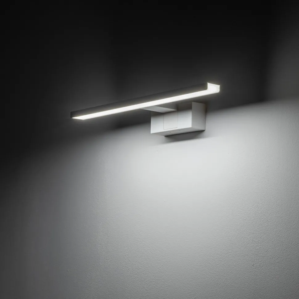 LED Spiegelleuchte neutralweiß 4000 K 650 lm IP44 Weiß