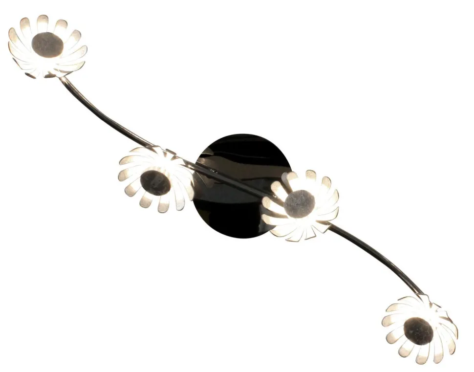 LED Spot in Silber Metall länglich 3000K 1200lm