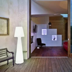 LED Stehlampe außen 110 cm mit Stecker Kabel IP65 6000K