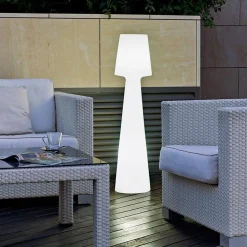 LED Stehlampe außen 110 cm mit Stecker Kabel IP65 6000K