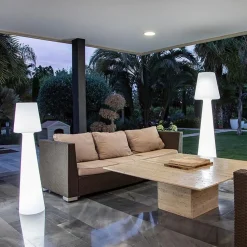 LED Stehlampe außen 110 cm mit Stecker Kabel IP65 6000K