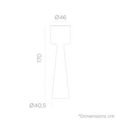 LED Stehlampe außen Akku Dimmer Farbwechsel RGBW IP65 170 cm