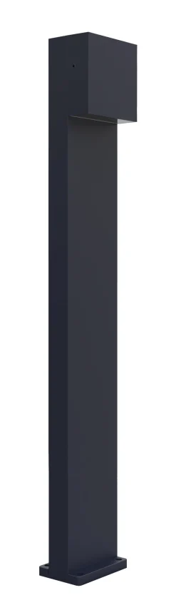 LED Stehlampe außen Aluminium IP54 10 W 65 cm Anthrazit