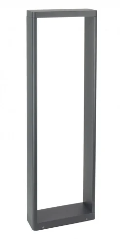 LED Stehlampe außen Aluminium Glas IP65 9 W 75 cm hoch