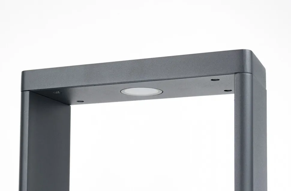 LED Stehlampe außen Aluminium Glas IP65 9 W 75 cm hoch