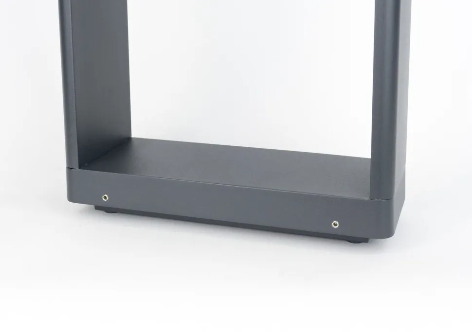 LED Stehlampe außen Aluminium Glas IP65 9 W 75 cm hoch