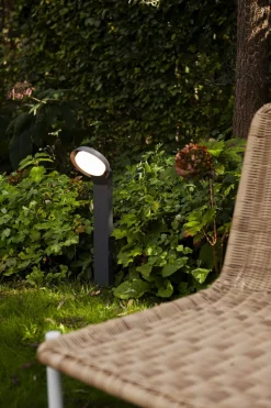 LED Stehlampe Außen Anthrazit IP54 15 W 1100 lm 65 cm