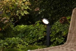 LED Stehlampe Außen Anthrazit IP54 15 W 1100 lm 65 cm