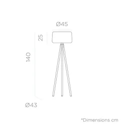 LED Stehlampe außen IP65 140 cm Farbwechsel dimmbar