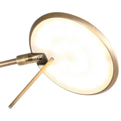 LED Stehlampe in Bronze 185 cm flexibel dimmbar