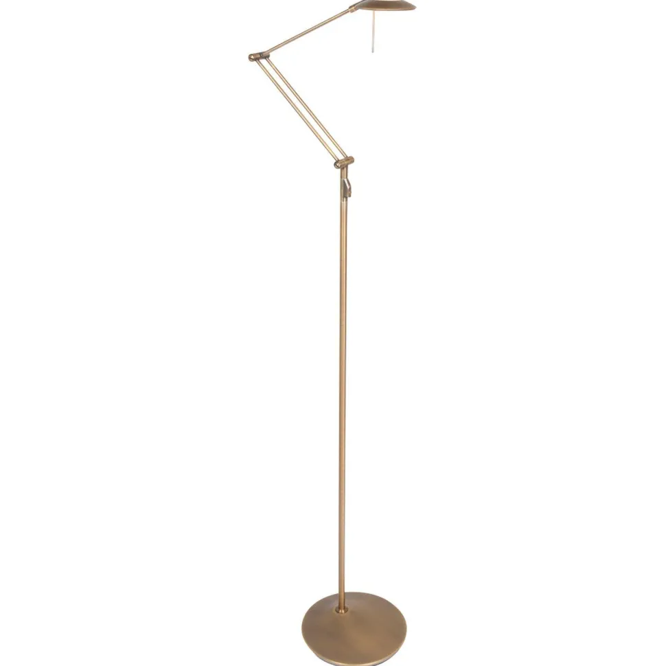 LED Stehlampe in Bronze 185 cm flexibel dimmbar
