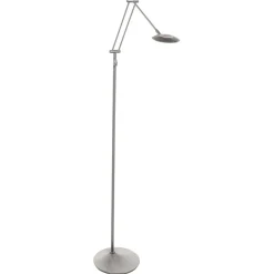 LED Stehlampe Modern in Stahl 185 cm flexibel dimmbar
