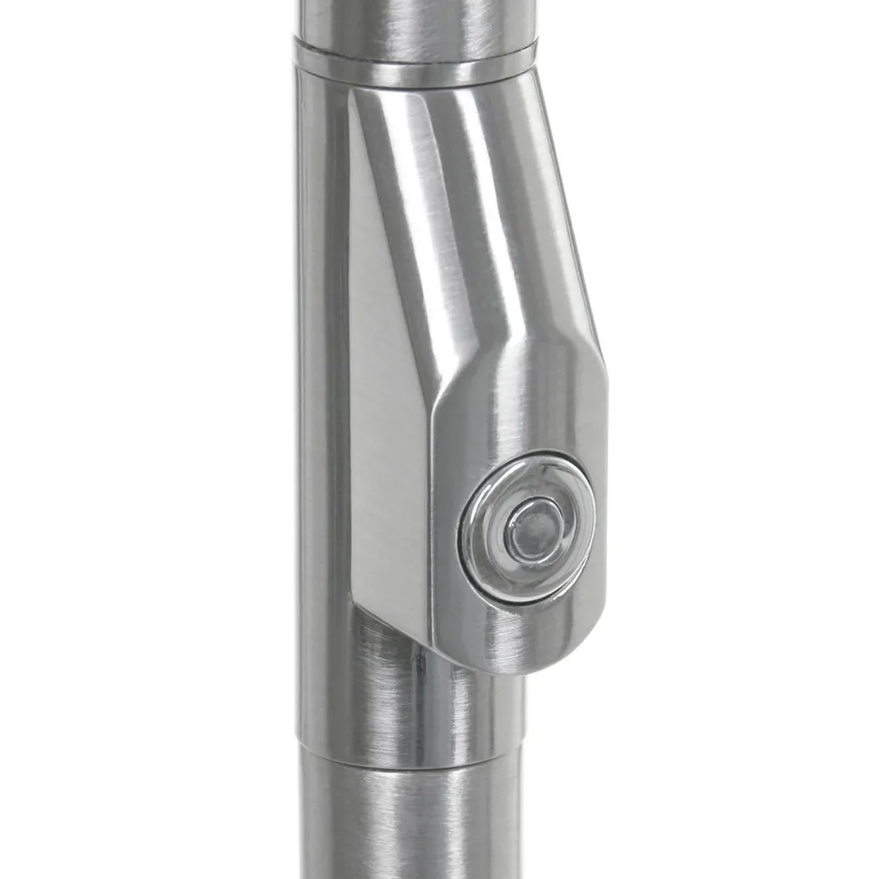 LED Stehlampe Modern in Stahl 185 cm flexibel dimmbar