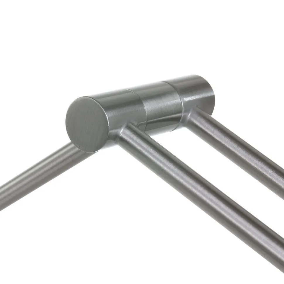 LED Stehlampe Modern in Stahl 185 cm flexibel dimmbar